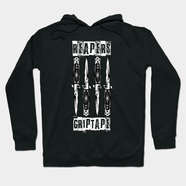 4 blade salute Hoodie by Reapers Grip